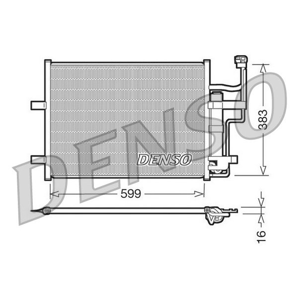 Chłodnica Klimatyzacji Denso Dcn44003 Bpyk6148Za | Mazda: 3, 3 Sedan, 5