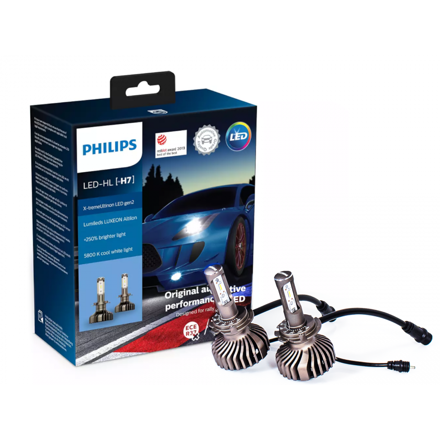 Philips Ultinon LED H7 12V 14W +160% 6200K Canbus